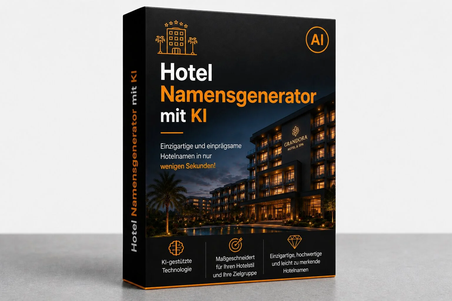 KI Namensgenerator für Hotels