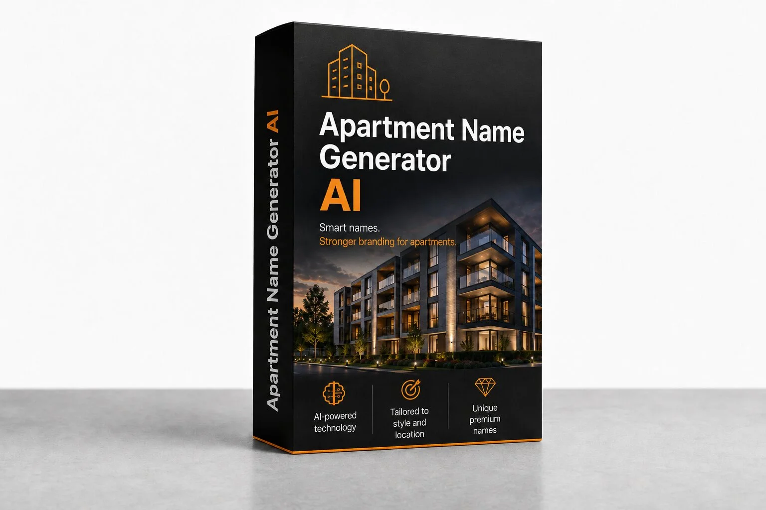 Digital product mockup for Apartment Name Generator by REND.PRO