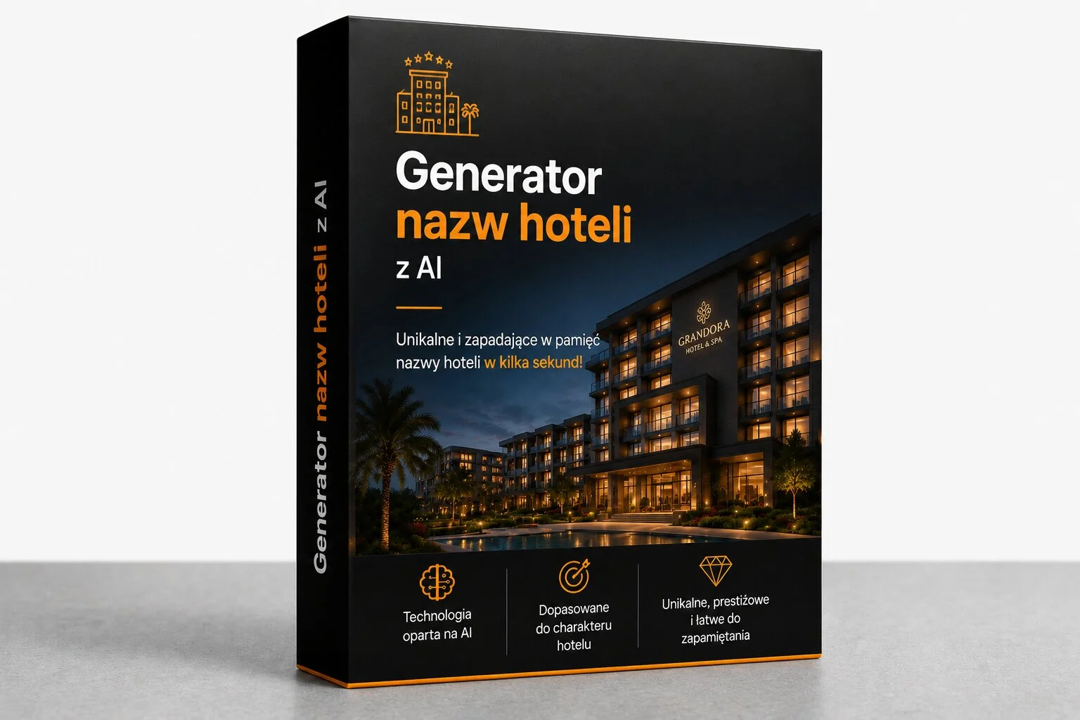 Generator nazw hoteli AI