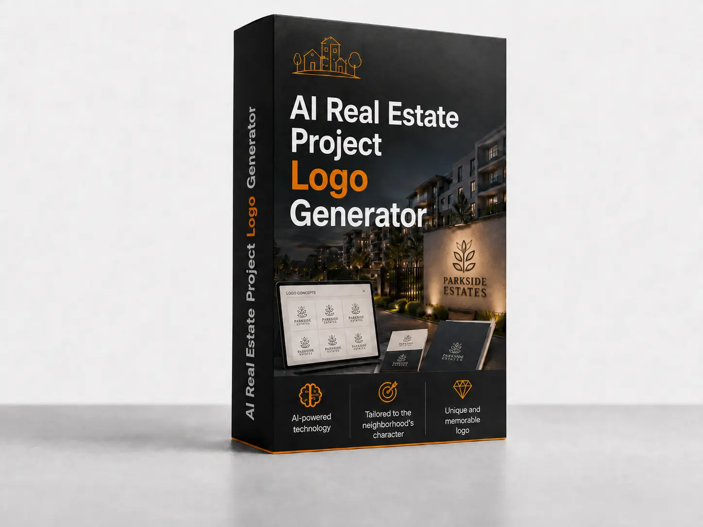 Product cover: AI Real Estate Project Logo Generator