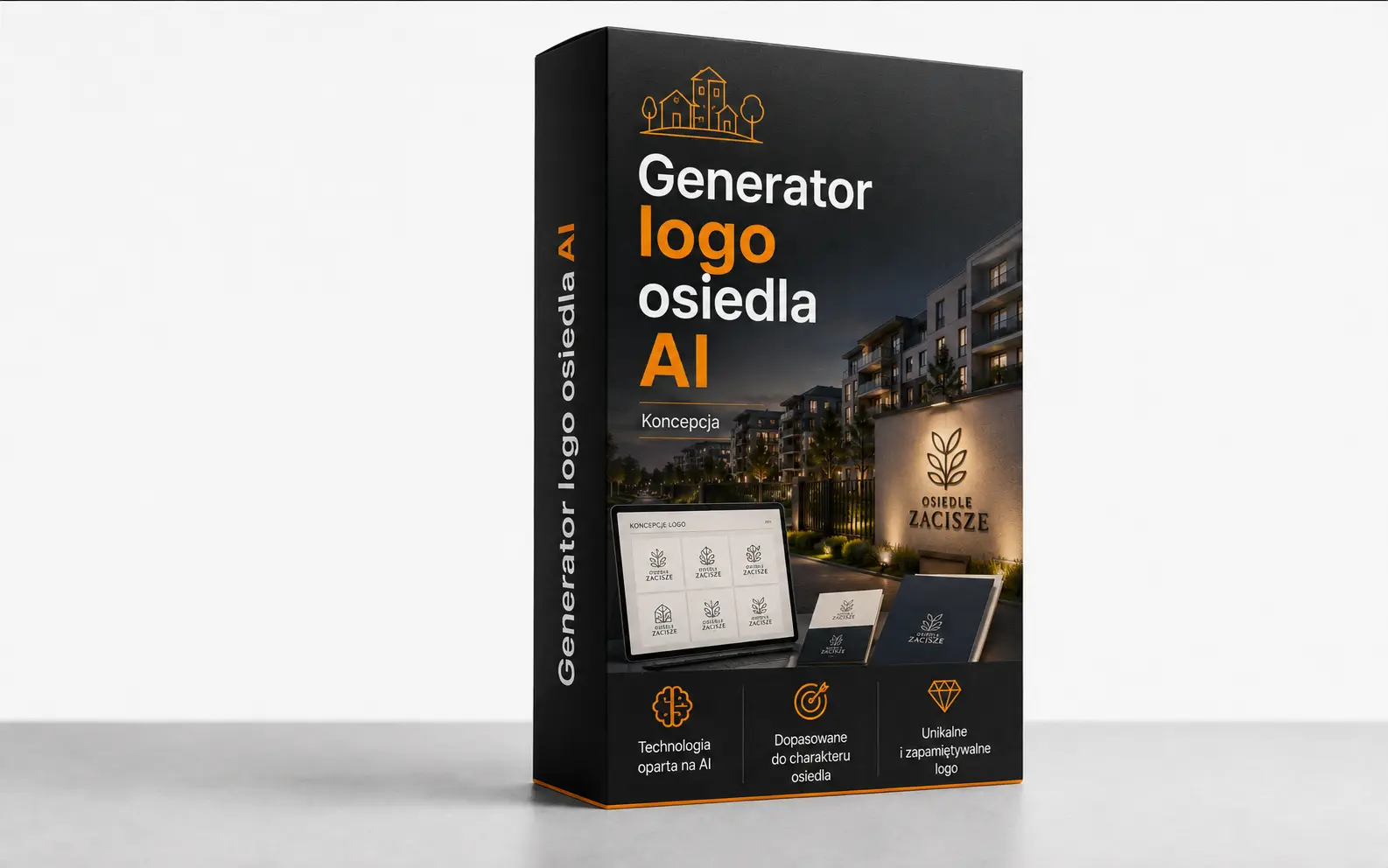 Okładka produktu: Generator logo osiedla AI