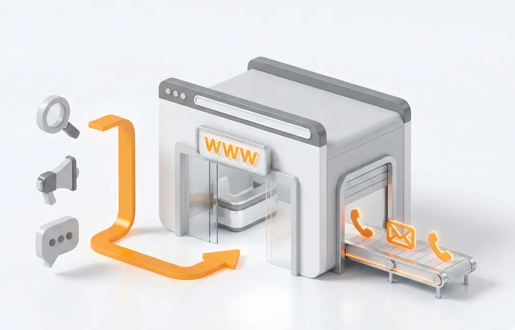 Entwickler-Website als Verkaufszentrum