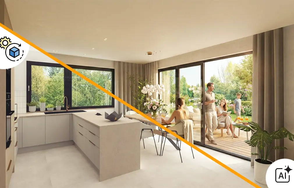 wizualizacja wnętrza ai