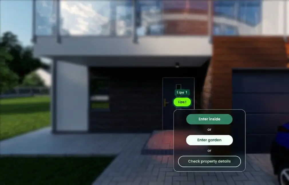 Interior virtual tour variants