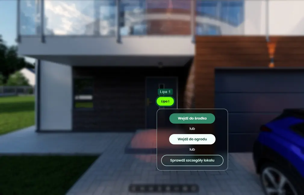 Warianty wirtualnego spaceru po wnetrzu