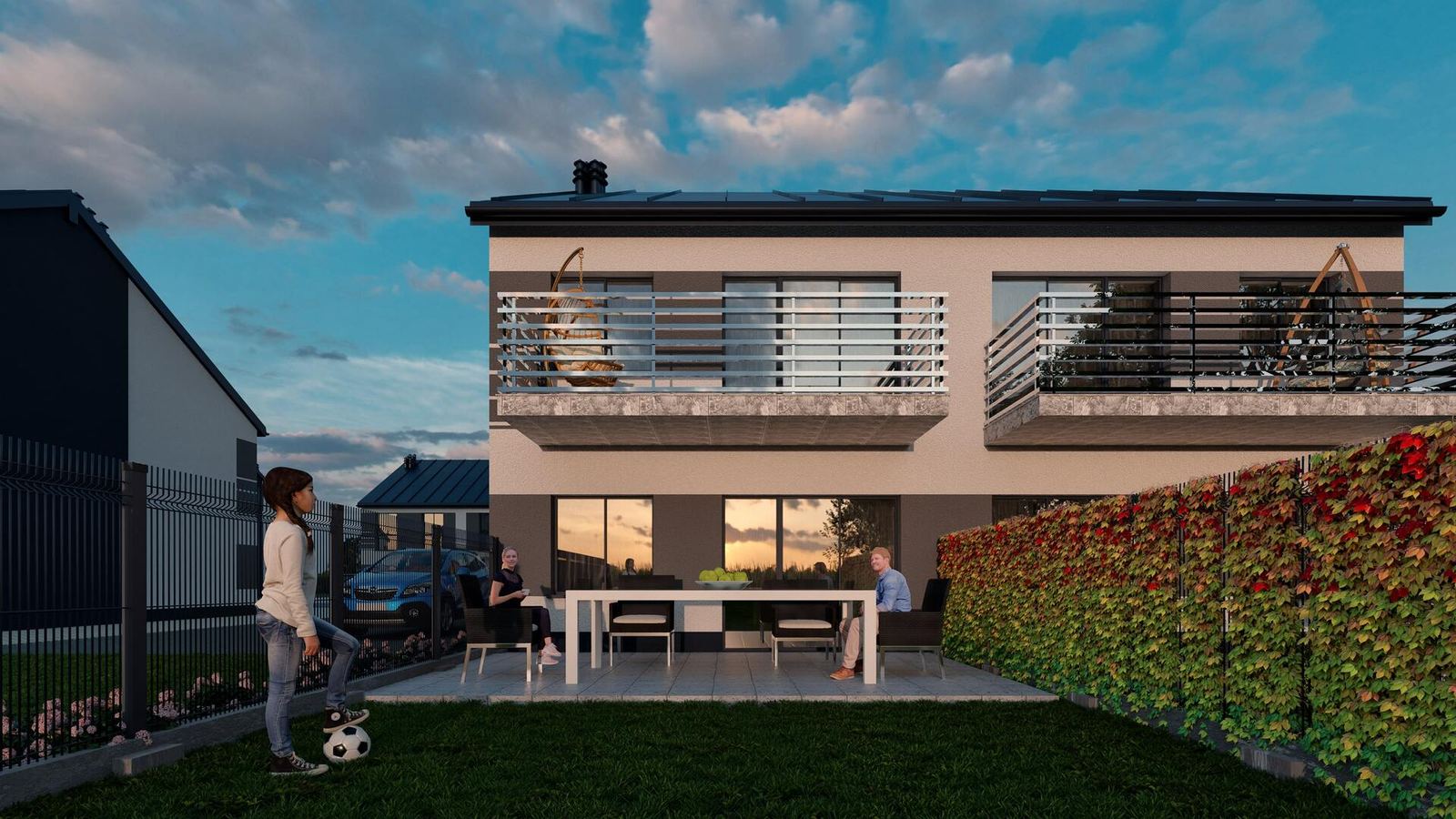 Osiedle Platanowe - Kępno - Fotorealistische 3D-Visualisierungen des Anwesens - Bild 5