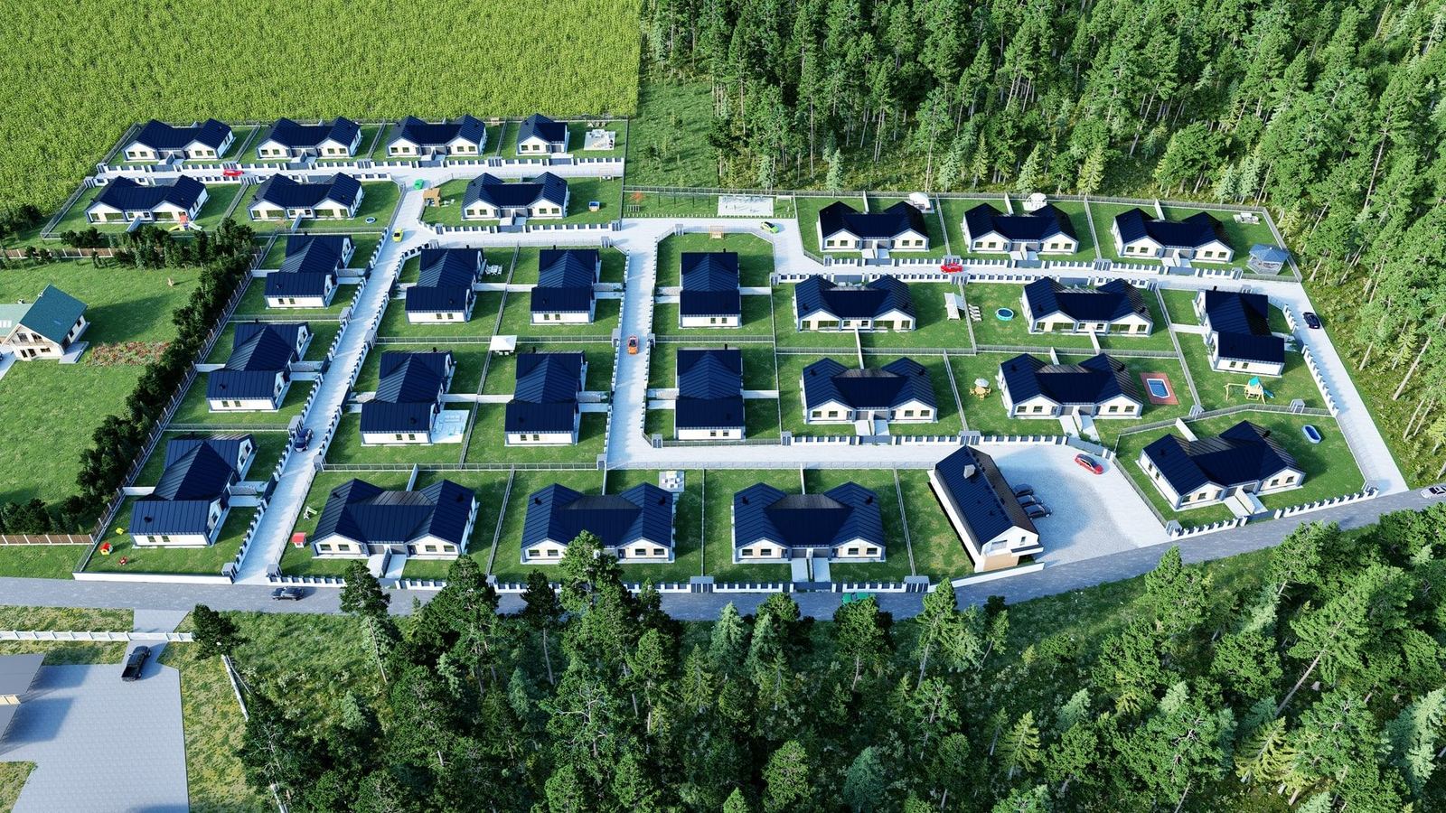 Osiedle Zielone Wzgórza Mława - Photorealistic 3D visualizations For this development project, we also prepared photorealistic 3D visualizations of the - image 4