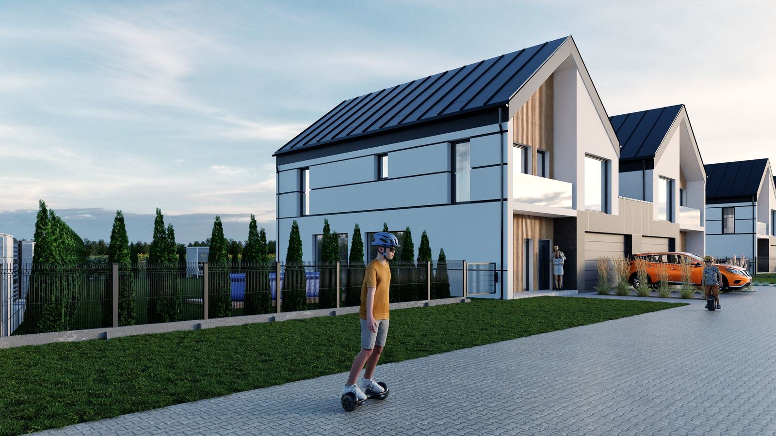 Rezydencje Powsin pod Warszawą - Foto-realistische 3D-Visualisierungen des Anwesens - Bild 4