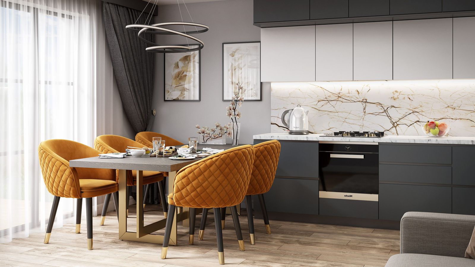 VilPark Prestige - Charzyno - Kołobrzeg - FotoRealistyczne Wizualizacje 3D Wnętrza - obraz 1