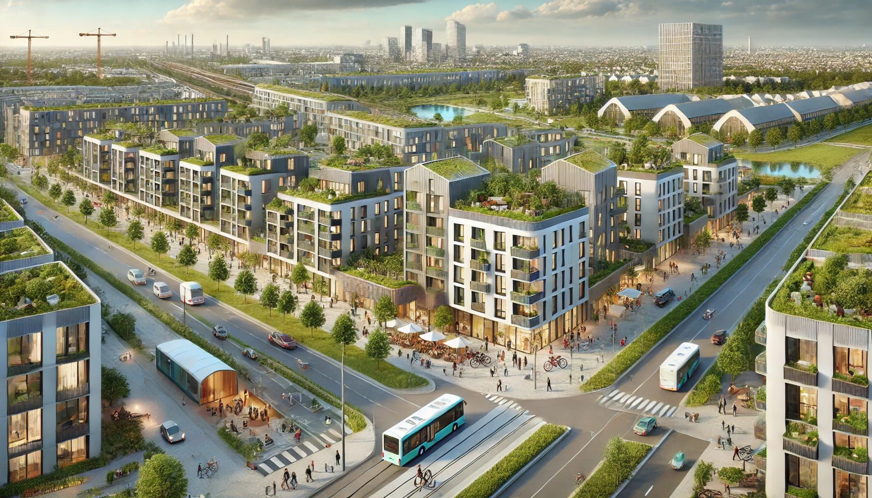 Ideal Housing Estate Plan in Germany - AI Predictions for the Coming Years