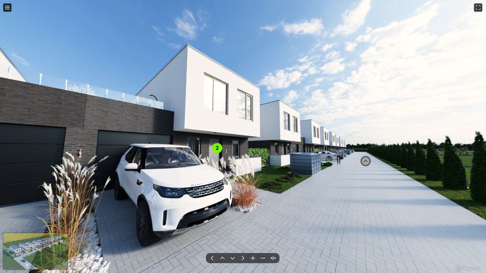 Osiedle Lesznowola pod Warszawą - Wirtualny interaktywny spacer 360° - obraz 1