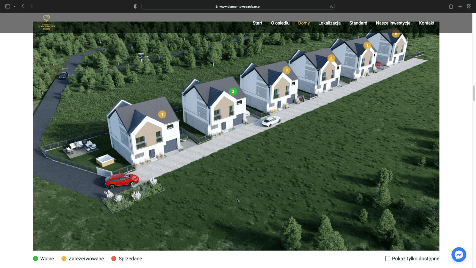Diamentowe zacisze - Rząska, Kraków - Website preview: DiamentoweZacisze.pl - image 3