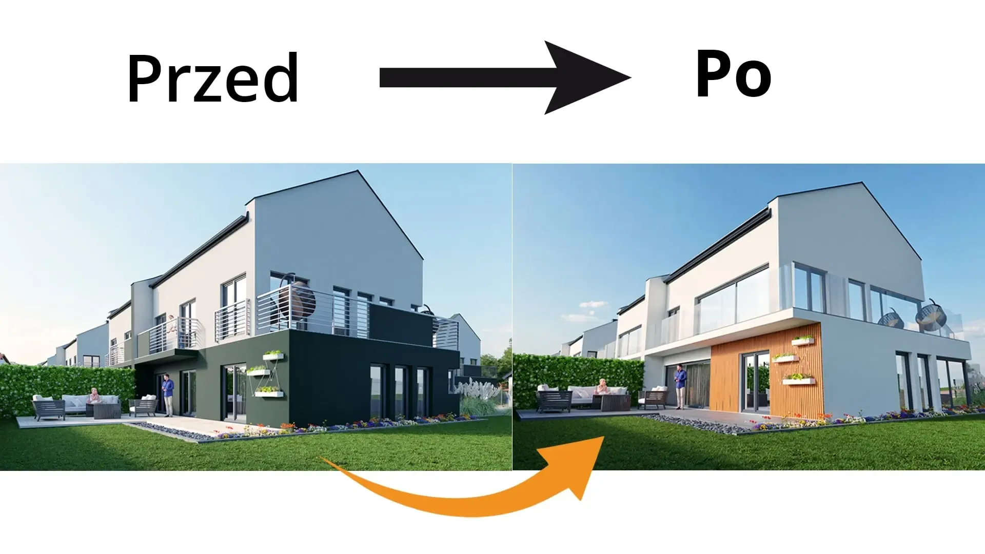 wizualizacje 3d projekt elewacji budynku