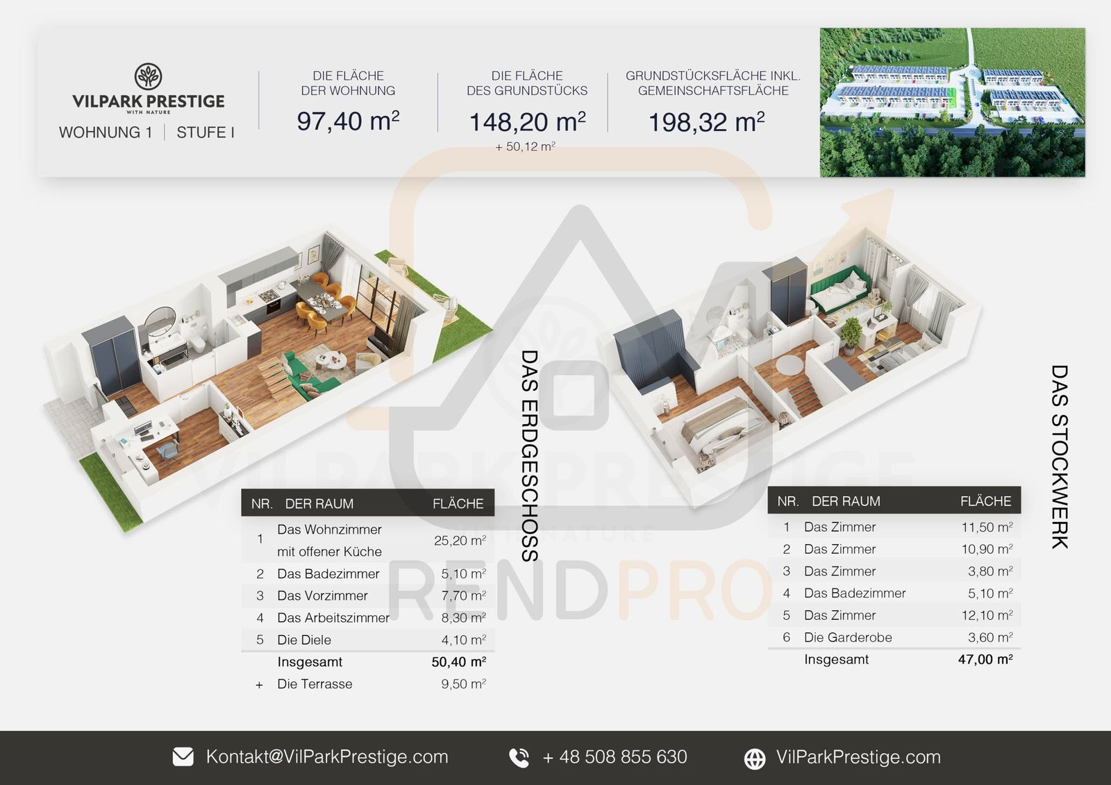 VilPark Prestige - Charzyno - Kołobrzeg - Eigentsumkarten