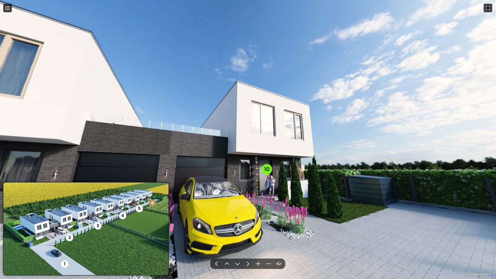 Osiedle Lesznowola pod Warszawą - Wirtualny interaktywny spacer 360° - obraz 2