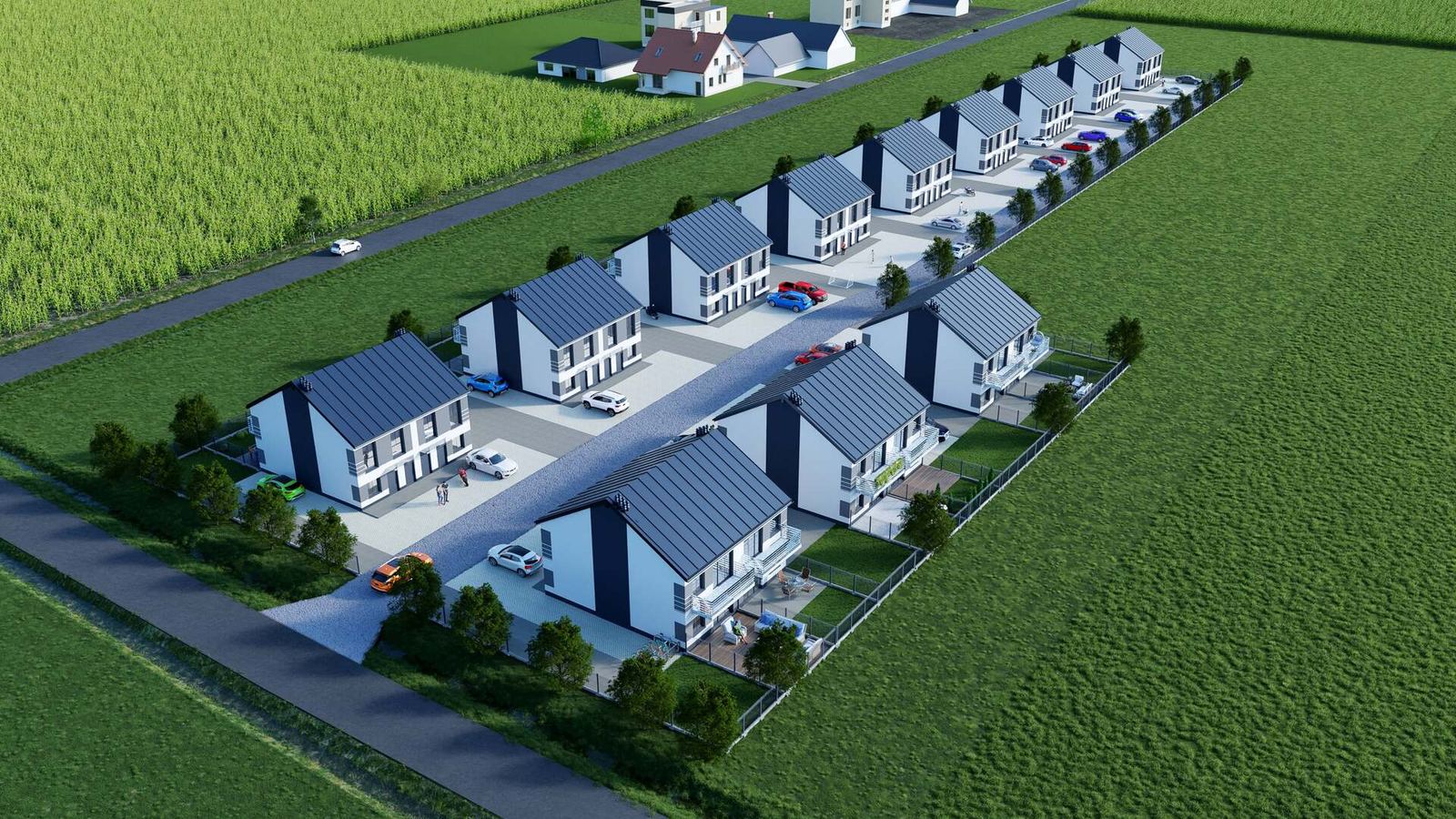 Osiedle Platanowe - Kępno - Fotorealistische 3D-Visualisierungen des Anwesens - Bild 9