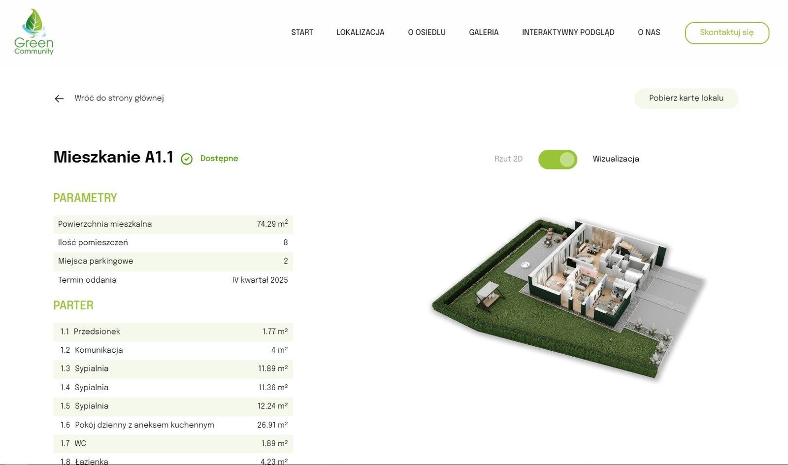 Green Community - Szczecin - Preview of the property website - GreenCommunity.pl - image 11