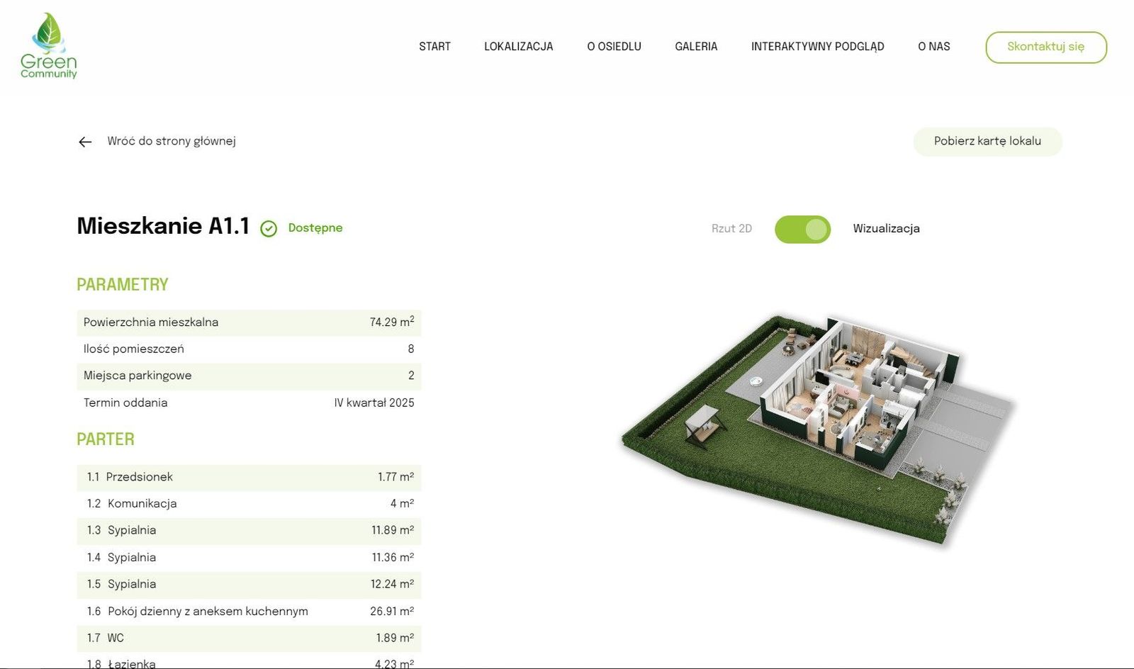 Green Community - Szczecin - Preview of the property website - GreenCommunity.pl - image 11