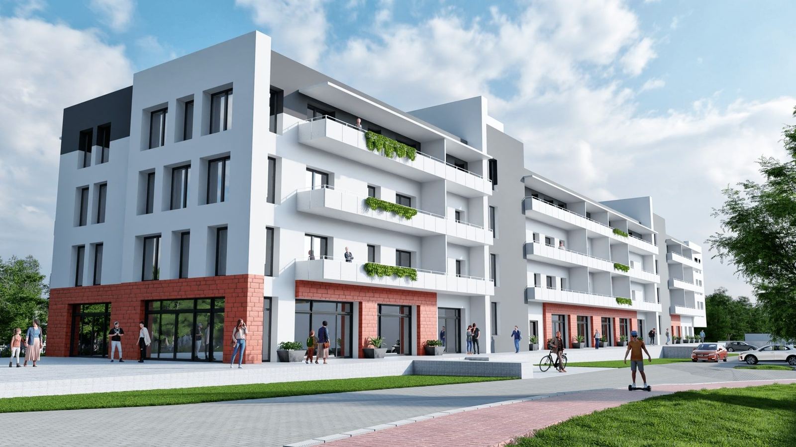 Cegielniana3 - Grodzisk Maz. - FotoRealistyczne Wizualizacje 3D Zewnętrzne - obraz 1