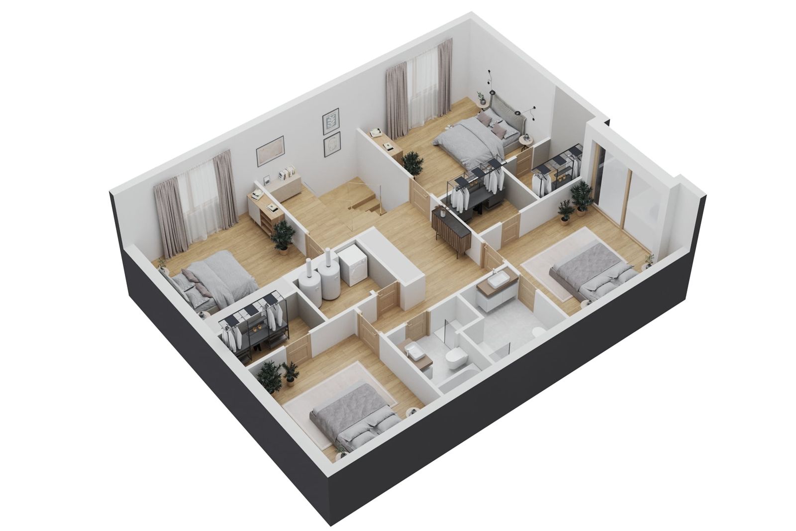Nowa Farma - Warszawa - 3D Grundrisse - Bild 2