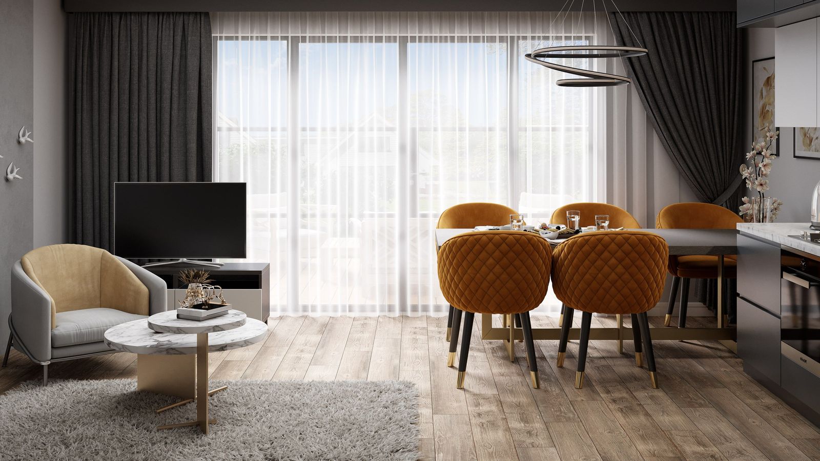 VilPark Prestige - Charzyno - Kołobrzeg - FotoRealistyczne Wizualizacje 3D Wnętrza - obraz 3