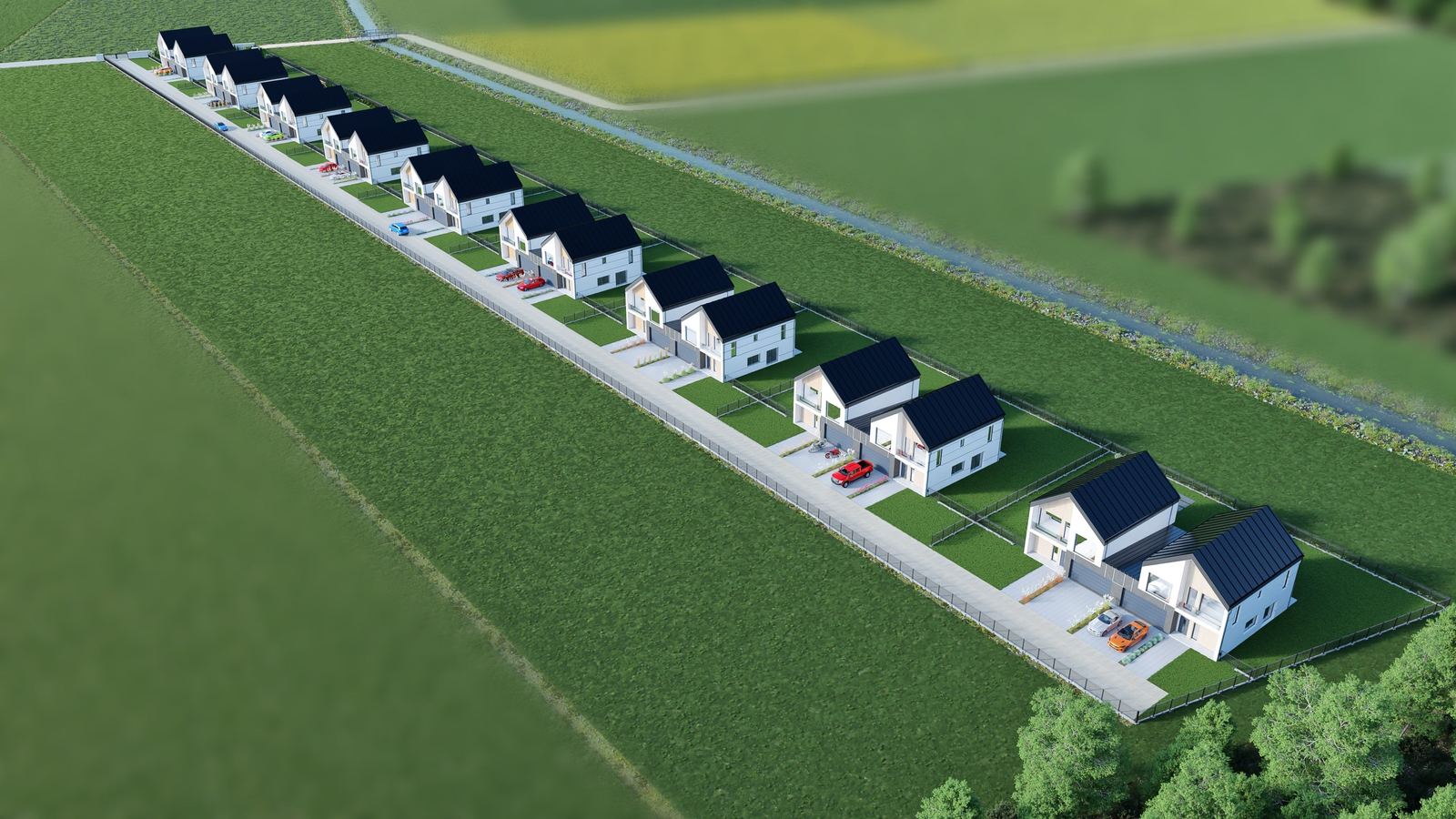 Rezydencje Powsin pod Warszawą - Foto-realistische 3D-Visualisierungen des Anwesens - Bild 6