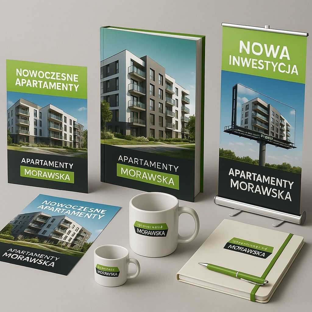 materiały promocyjne inwestycji deweloperskiej