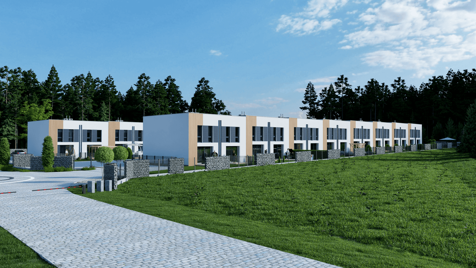VilPark Prestige - Charzyno - Kołobrzeg - FotoRealistyczne Wizualizacje 3D Zewnętrzne - obraz 1