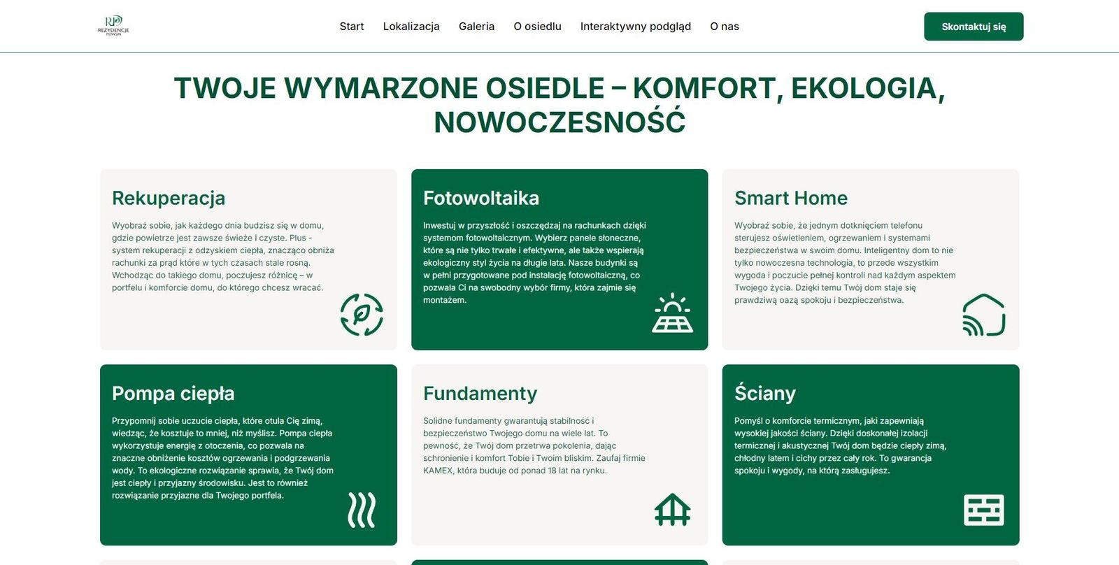 Rezydencje Powsin pod Warszawą - Podgląd strony inwestycji - RezydencjePowsin.pl - obraz 5
