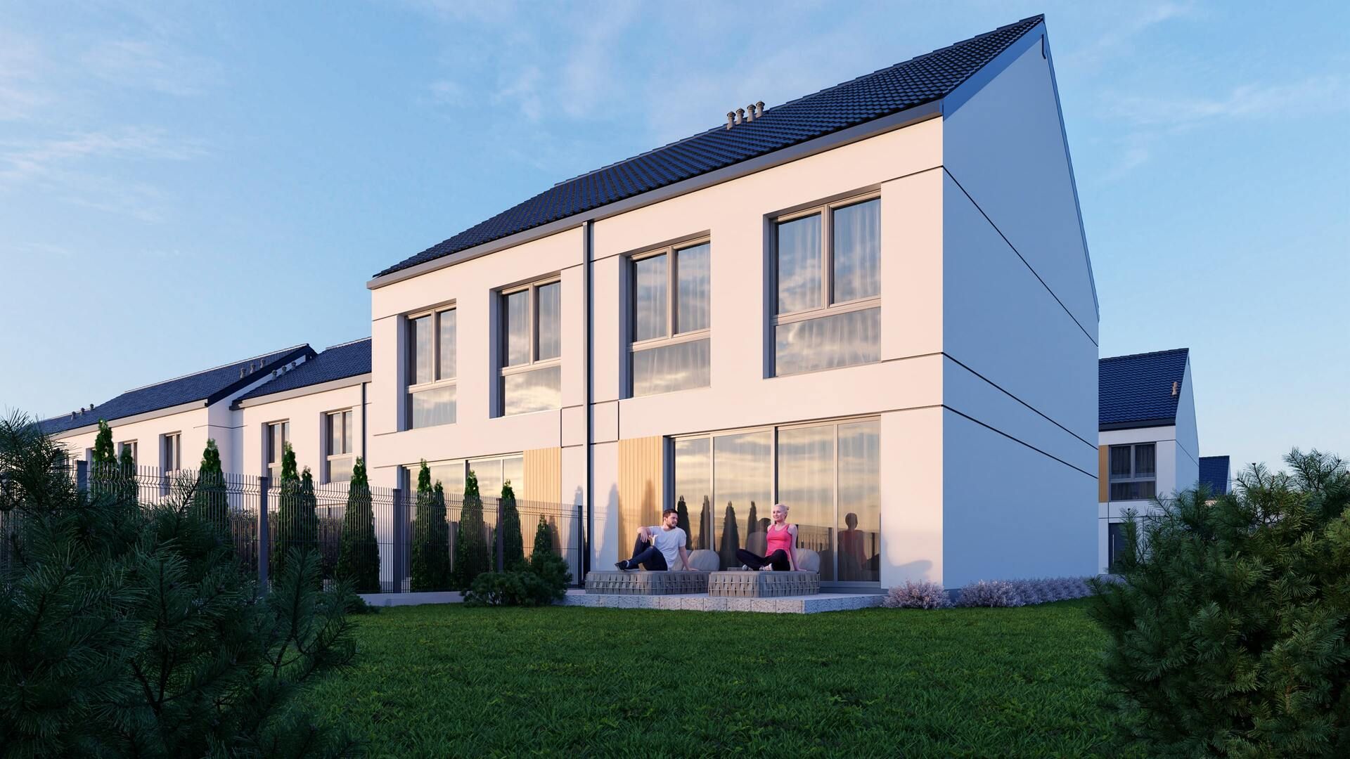 Wizualizacje 3D "niskie" osiedla