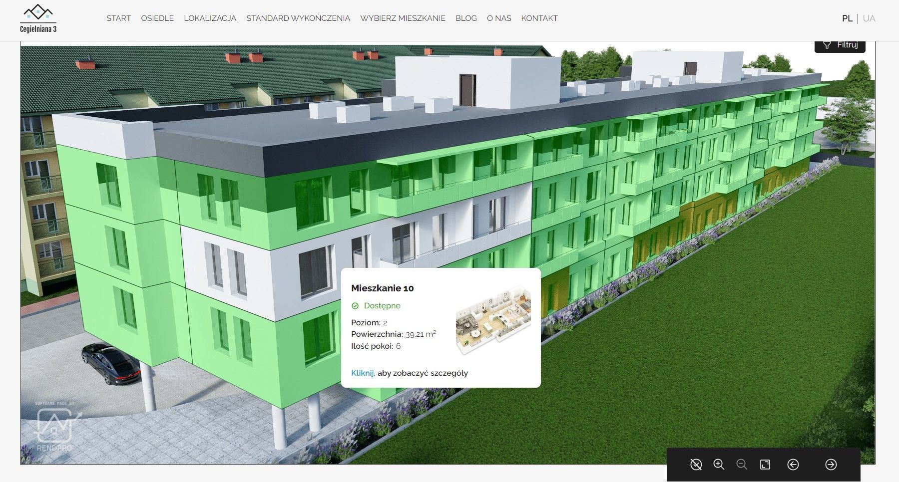 3D-Modell des Wohngebiets - Übertriff die Konkurrenz 