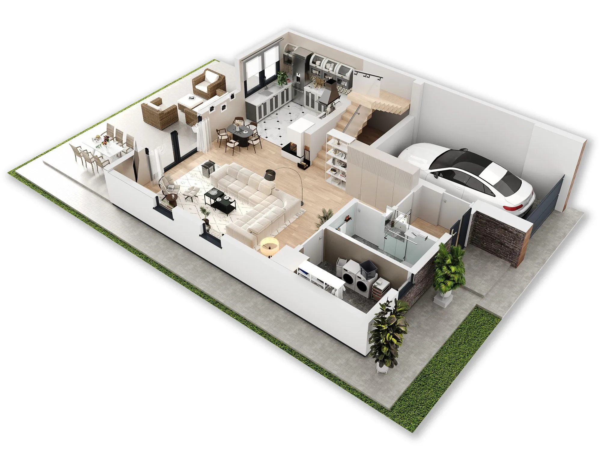 3D floor plans Osiedle Za Lipami