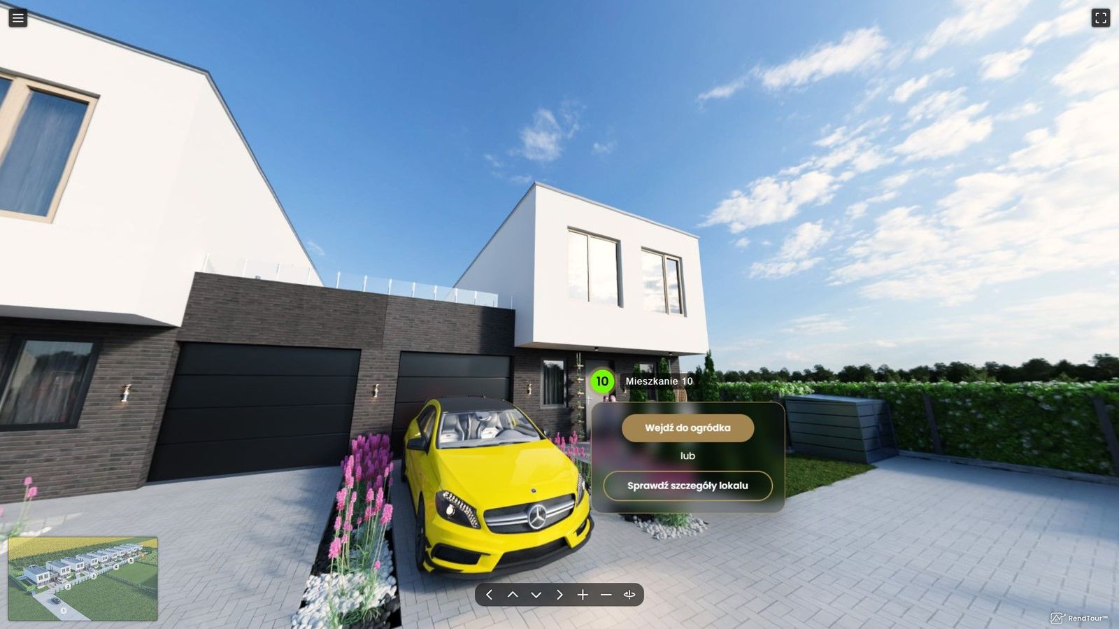 Osiedle Lesznowola pod Warszawą - Wirtualny interaktywny spacer 360° - obraz 3