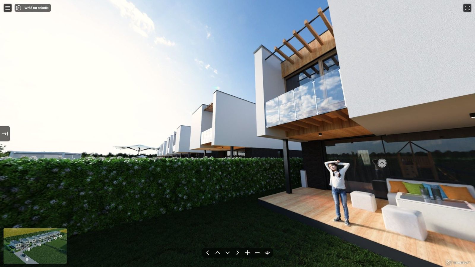 Osiedle Lesznowola pod Warszawą - Wirtualny interaktywny spacer 360° - obraz 7