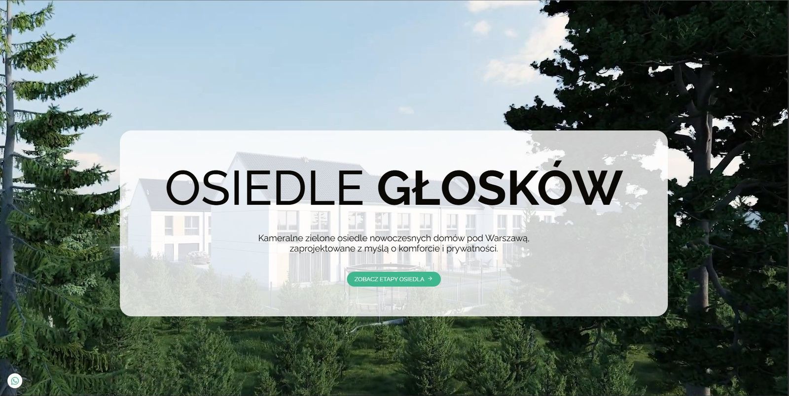 Osiedle Głosków pod Warszawą - Jak wygląda strona sprzedażowa osiedla? - obraz 1