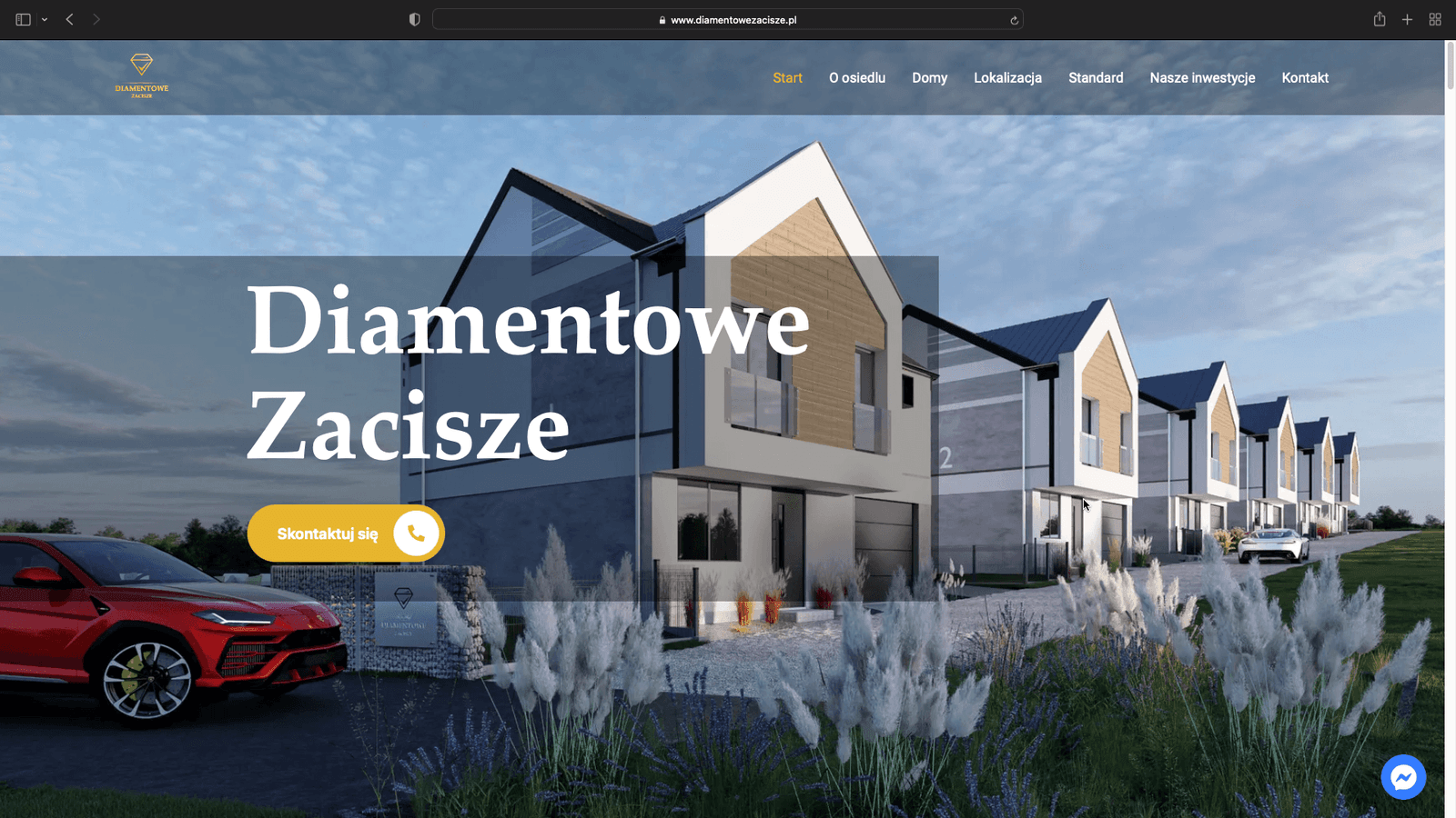 Diamentowe zacisze - Rząska, Kraków - Website preview: DiamentoweZacisze.pl - image 1