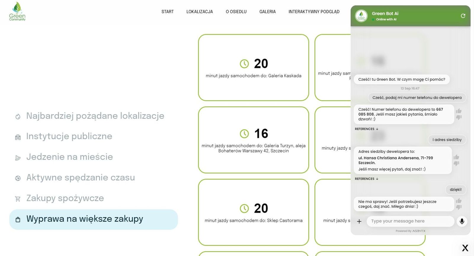 Green Community - Szczecin - Preview of the property website - GreenCommunity.pl - image 4