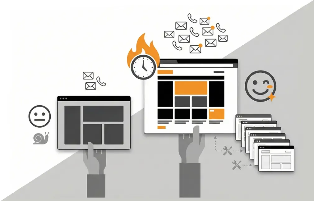 Website für Wohnsiedlungen - ein über Jahre entwickeltes Template