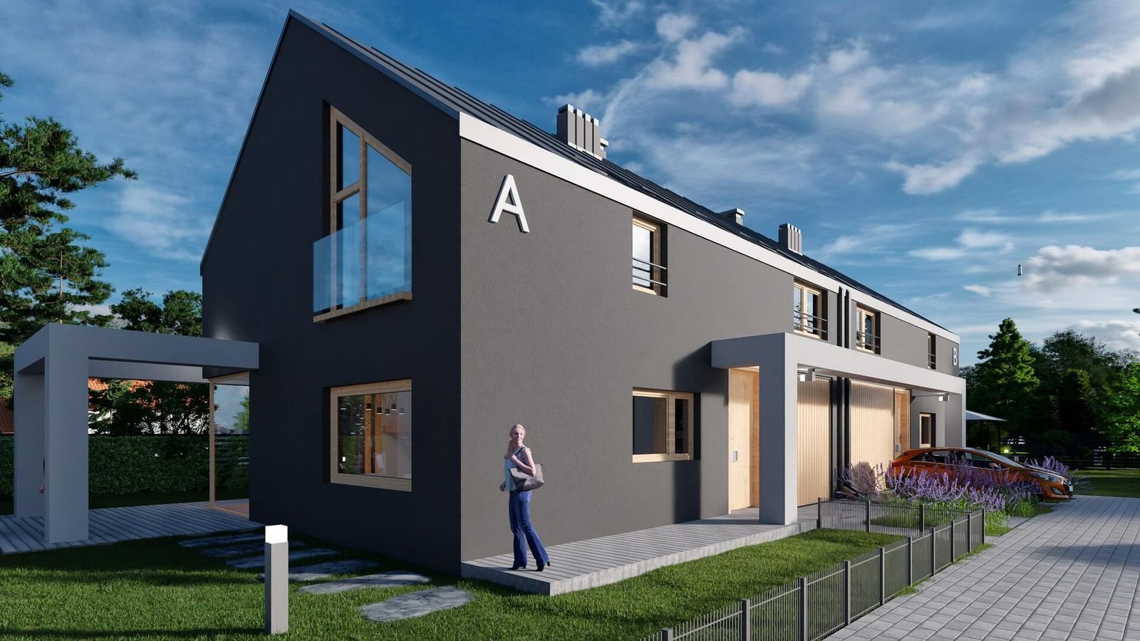 Nowa Farma - Warszawa - Fotorealistische 3D-Visualisierungen der Außenanlagen - Bild 7