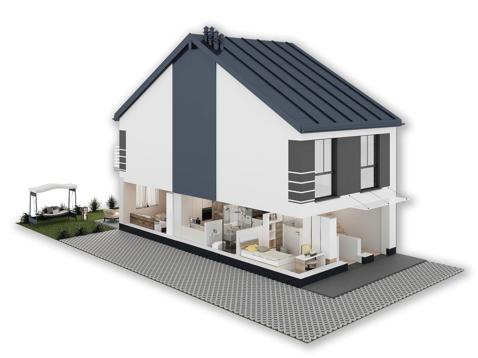 Osiedle Platanowe - Kępno - 3D Grudrisse - Bild 2