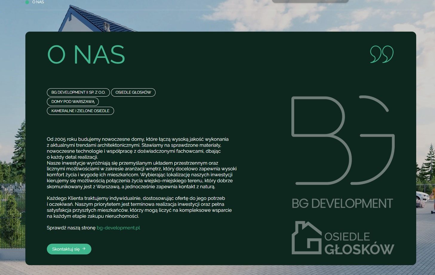 Jak wygląda strona sprzedażowa osiedla?