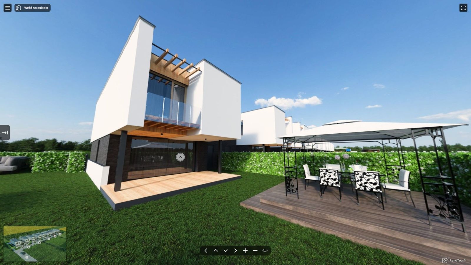 Osiedle Lesznowola pod Warszawą - Wirtualny interaktywny spacer 360° - obraz 6