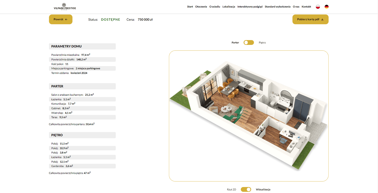 VilPark Prestige - Charzyno - Kołobrzeg - Podgląd strony inwestycji - VilParkPrestige.com - obraz 1