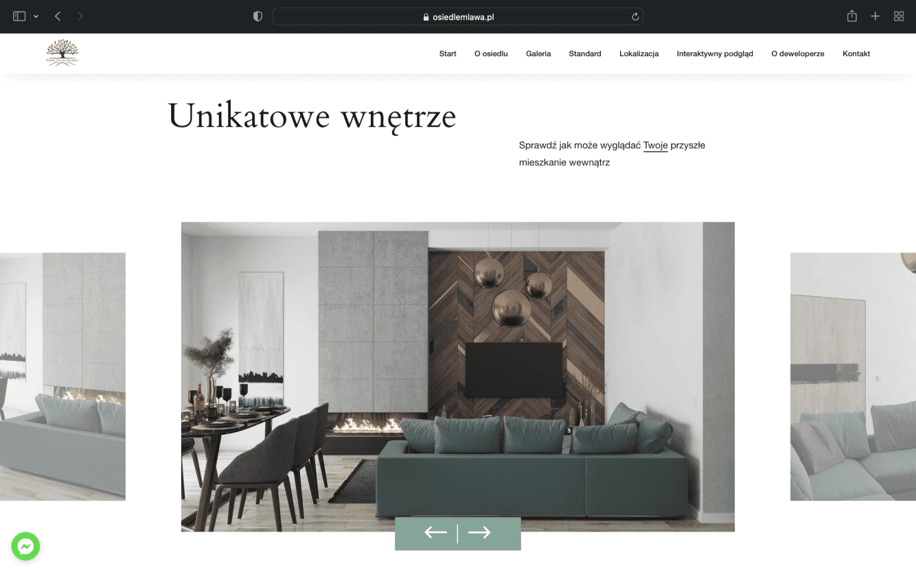 Osiedle Zielone Wzgórza Mława - Website preview: OsiedleZieloneWzgorza.pl - image 4