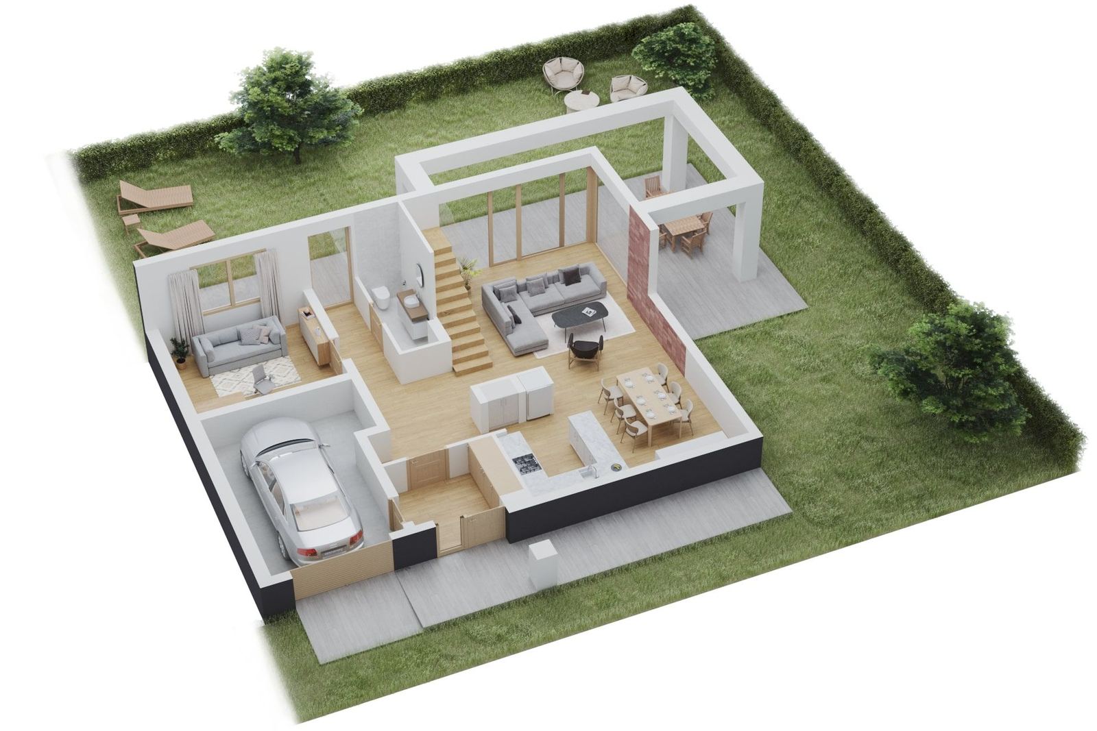 Nowa Farma - Warszawa - 3D Floor Plan - image 1