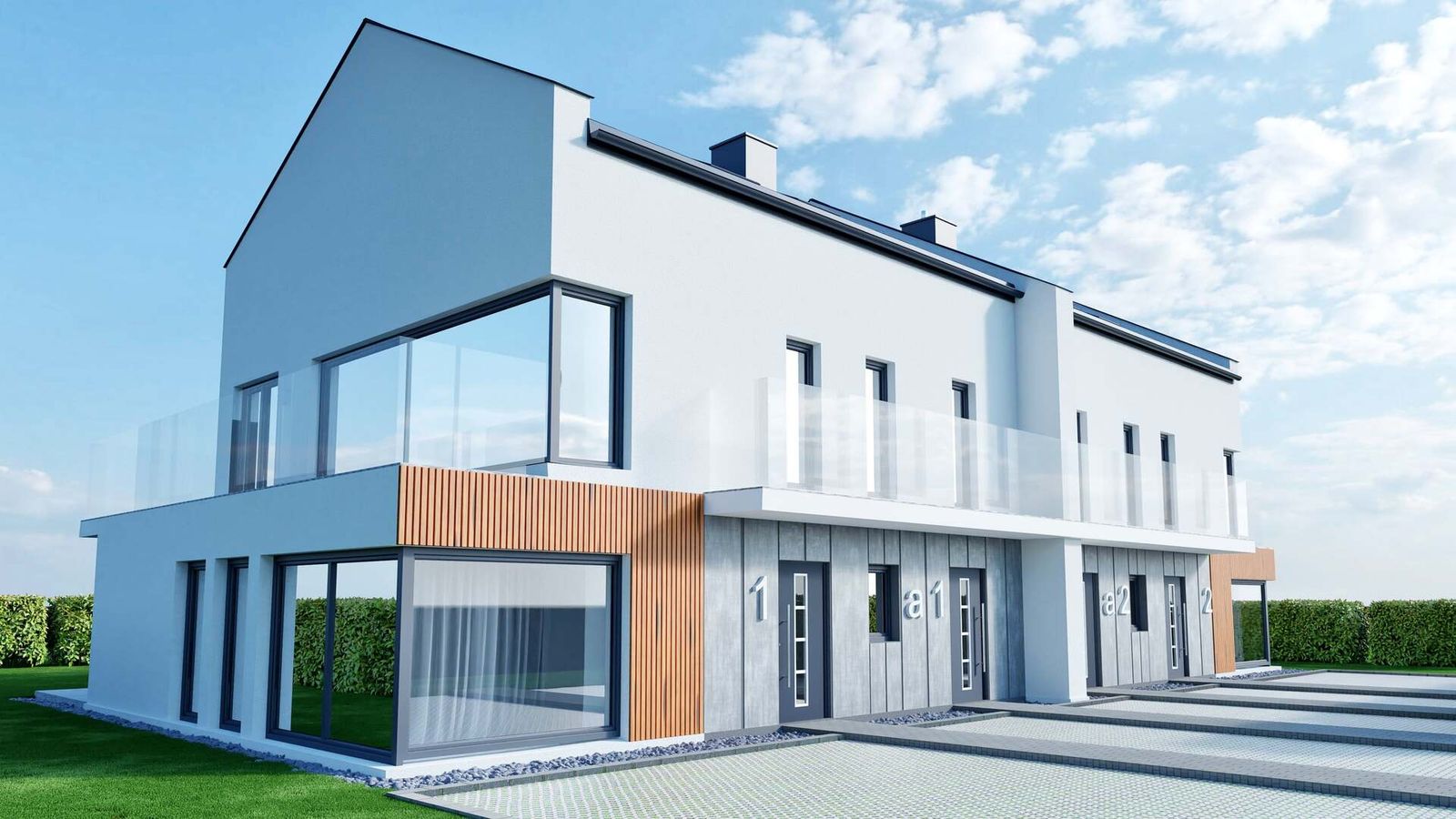Green Community - Szczecin - Photo-realistic 3D visualizations of the estate - image 7