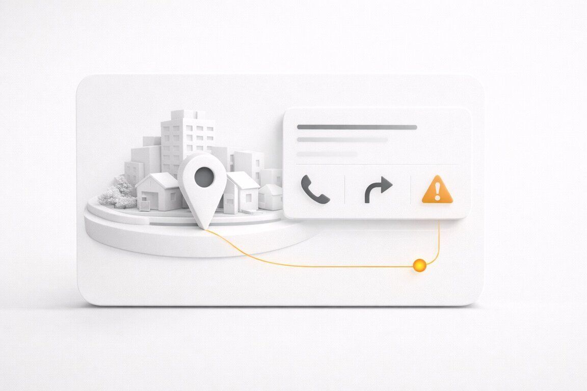 wizytówka google dla dewelopera