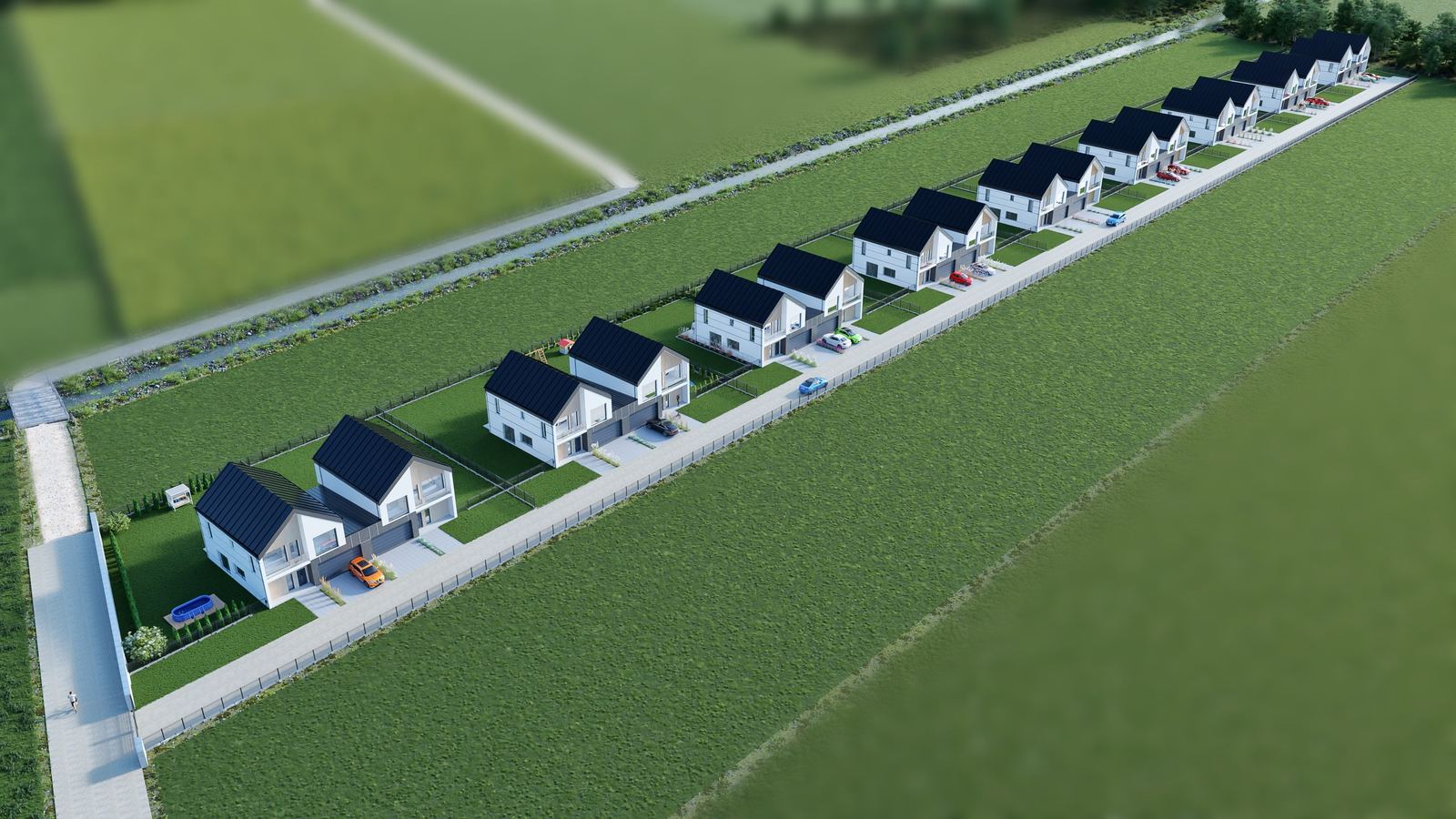 Rezydencje Powsin pod Warszawą - Foto-realistische 3D-Visualisierungen des Anwesens - Bild 5