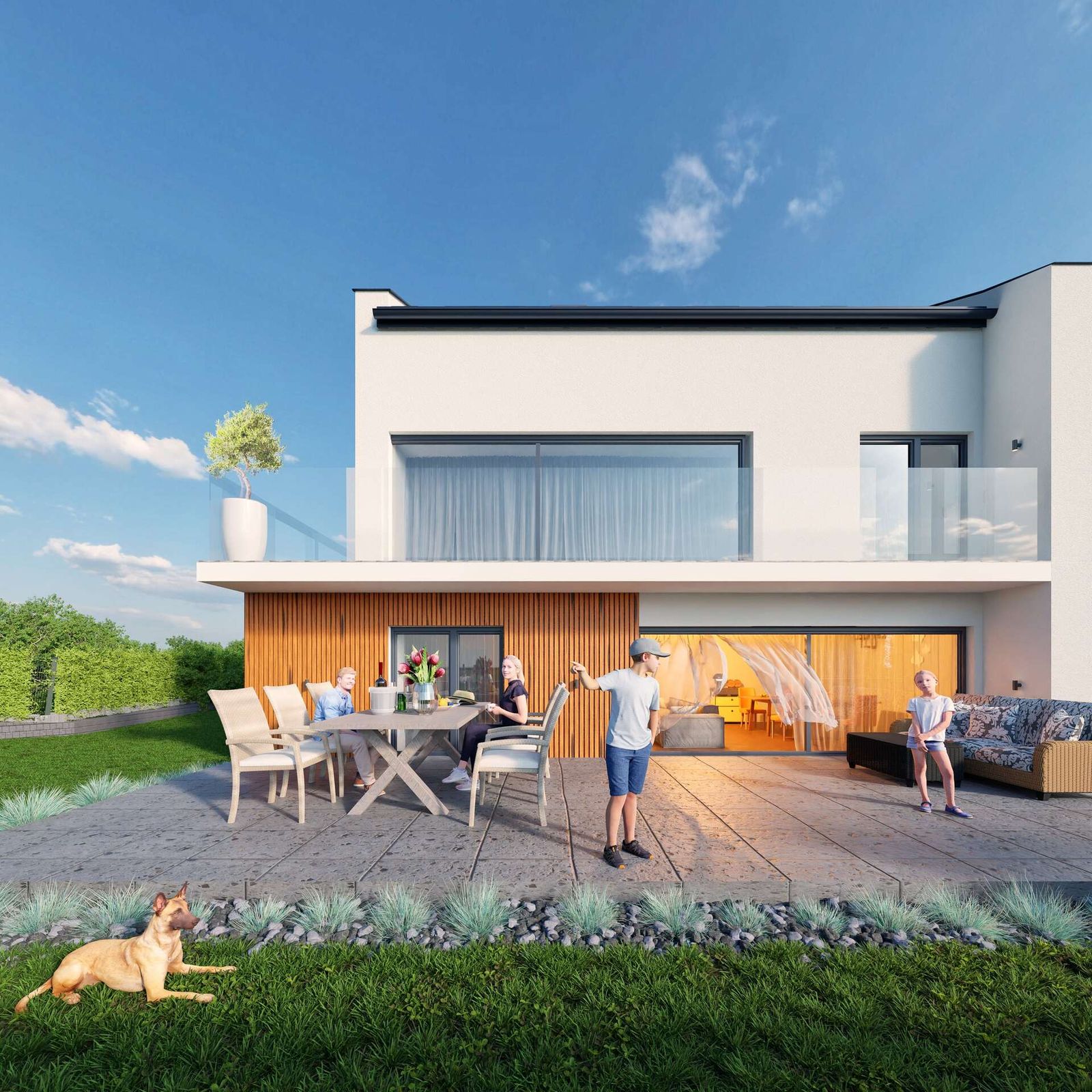 Green Community - Szczecin - Photo-realistic 3D visualizations of the estate - image 2
