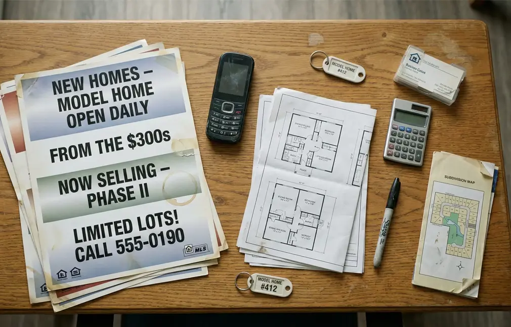 old real estate marketing business cards